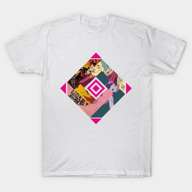 Square Abstract Illustration T-Shirt by FutureHype